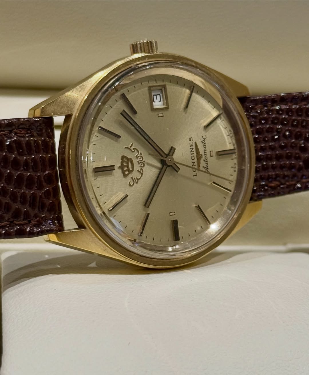 Ultra Rare Longines Royal Special Edition1970 Automatic King Hussain - Image 4