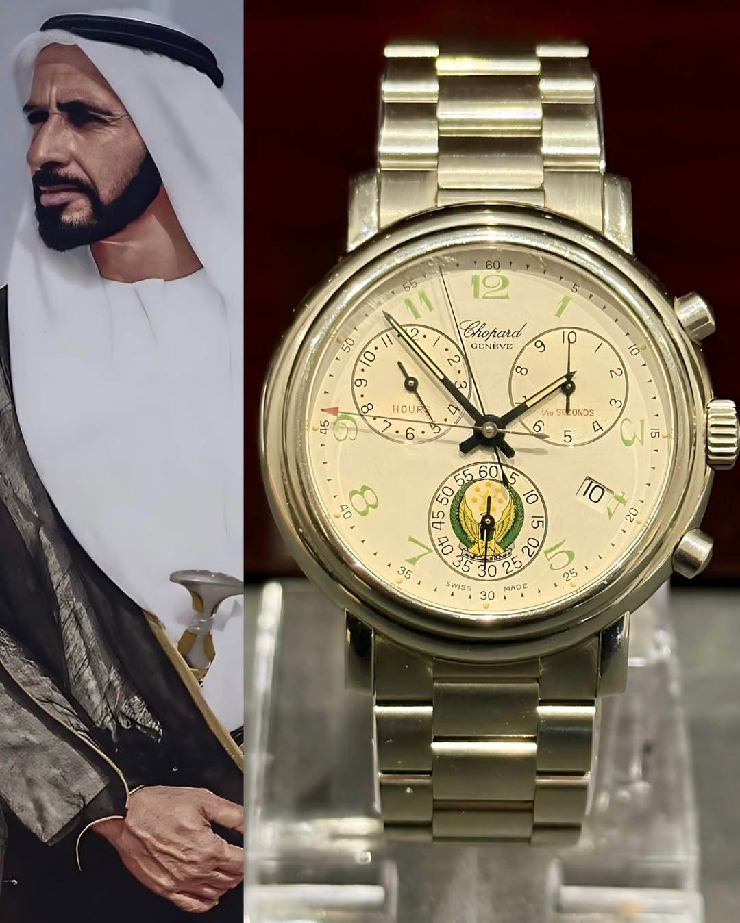 Rare Chopard Special Military Edition UAE 1998 Perpetual Calendar